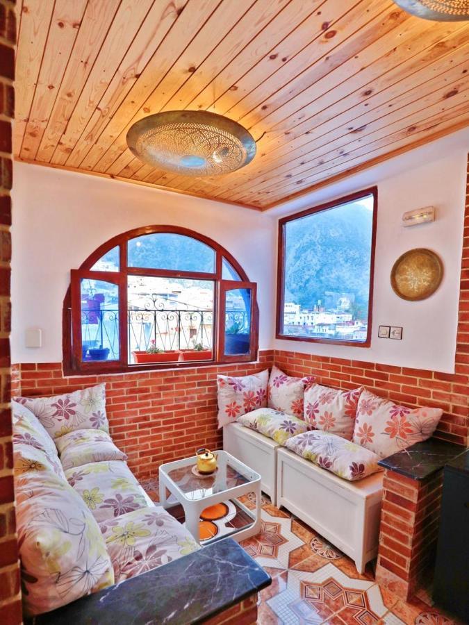 Aymane Rooftop Budget Panoramic Hotel Шефшауэн Экстерьер фото